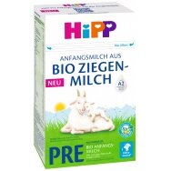 Ekologiškas HIPP PRE ožkų pieno mišinys (nuo gimimo) Pradinio maitinimo kūdikių pieno mišinys.