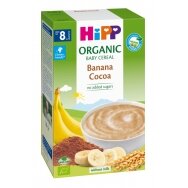 Organic 3-grain cereal with banana and cacao