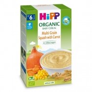 Organic multi grain cereal with carrot and pumpkin