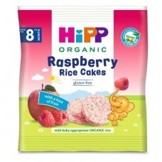 Organic raspberry rice cakes
