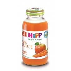 Organic apple and carrot juice
