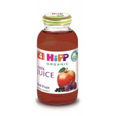Organic red fruit juice