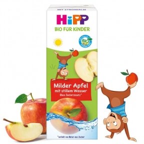 Ekologiškas gaivusis obuolių sulčių gėrimas vaikams
