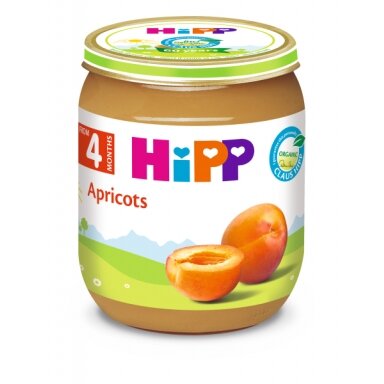 Organic apricot puree