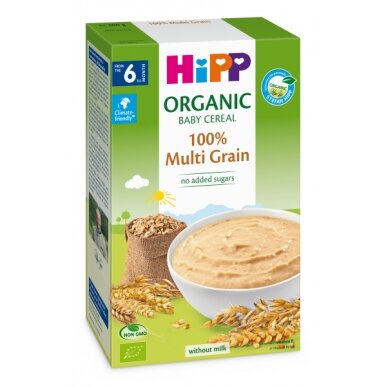 Organic multi grain cereal