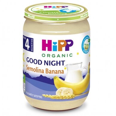 Organic semolina milk pap with banana (Kopija)