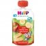 Organic apple and banana puree with biscuits