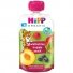 Organic apple and peach puree with wild berries