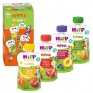 HiPPiS mėgstamų vaisių tyrelių pakuotė (4x100g)