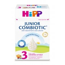 HiPP 3 JUNIOR COMBIOTIC® mišinys pieno gėrimui vaikams nuo 1-erių metų