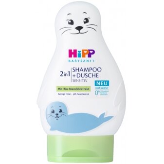 HiPP Babysanft 2в1 шампунь + душ