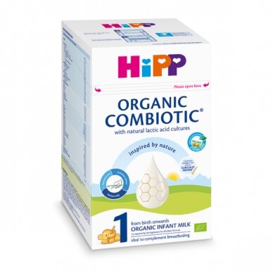 HiPP 1 Combiotic ekologiškas pradinio maitinimo kūdikių pieno mišinys nuo gimimo