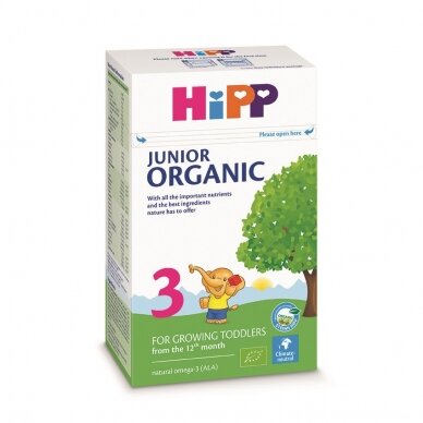 HiPP 3 Ekologiškas tolesnio maitinimo kūdikių pieno mišinys