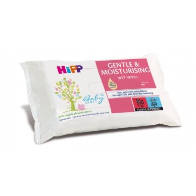 HiPP Babysanft wet wipes for baby skin care