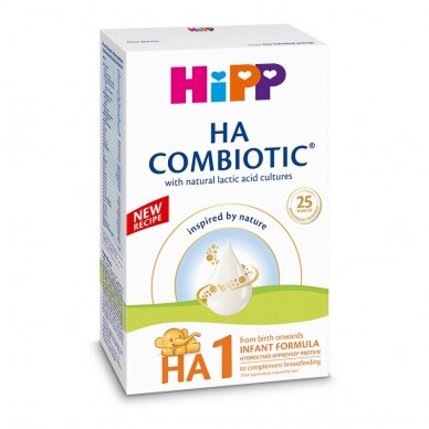 HiPP HA1 Combiotic® hypoallergenic infant formula from birth onwards