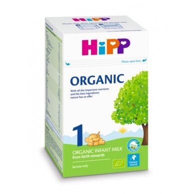 HiPP ORGANIC 1 экологически чистая молочная смесь для новорожденных с рождения.